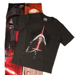 Disney Star Wars Kylo Ren Sleepwear Set - Black and Red - Men’s Size Large